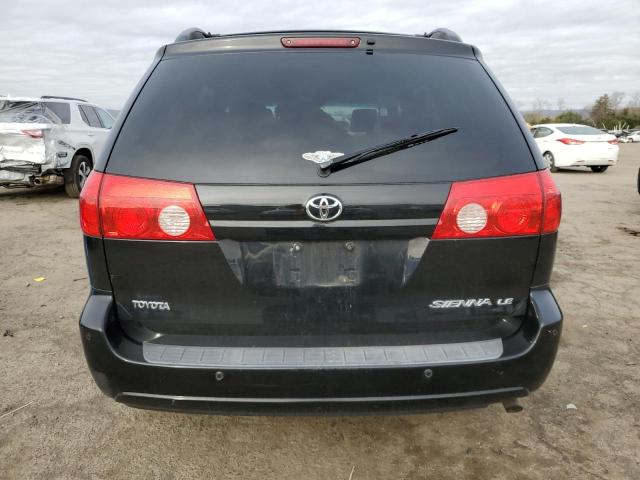 5TDZK23C38S158652 - 2008 TOYOTA SIENNA CE BLACK photo 6