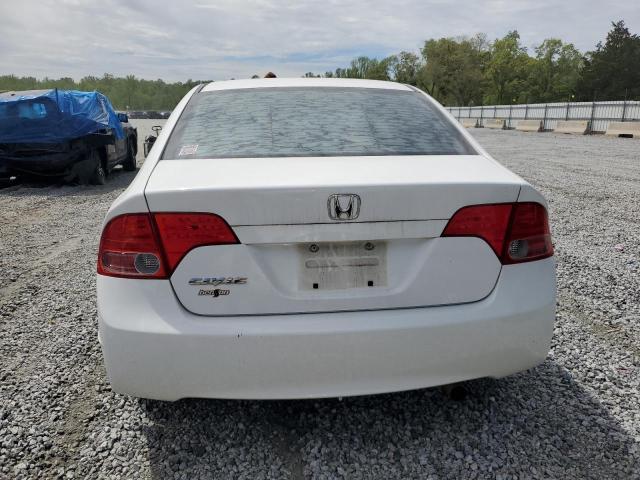 2HGFA16918H528349 - 2008 HONDA CIVIC EXL თეთრი ფოტო 6