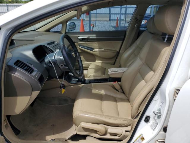 2HGFA16918H528349 - 2008 HONDA CIVIC EXL თეთრი ფოტო 7