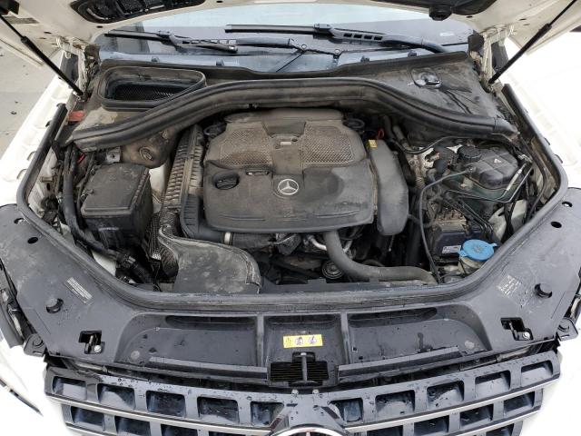 4JGDA5HB3CA050189 - 2012 MERCEDES-BENZ ML 350 4MATIC WHITE photo 12
