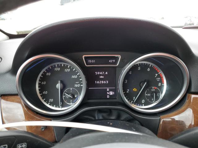 4JGDA5HB3CA050189 - 2012 MERCEDES-BENZ ML 350 4MATIC WHITE photo 9