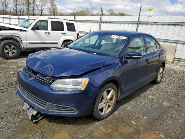 3VWLL7AJ3EM351250 - 2014 VOLKSWAGEN JETTA TDI BLUE photo 1