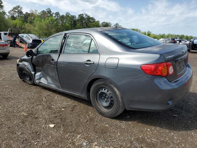 2T1BU4EE0AC527374 - 2010 TOYOTA COROLLA BASE GRAY photo 2