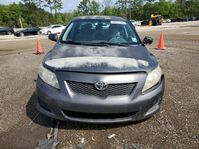 2T1BU4EE0AC527374 - 2010 TOYOTA COROLLA BASE GRAY photo 5