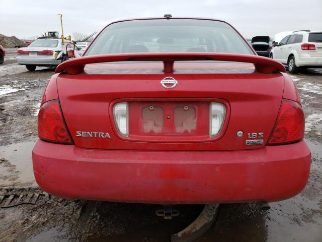 3N1CB51D95L550509 - 2005 NISSAN SENTRA 1.8 RED photo 6