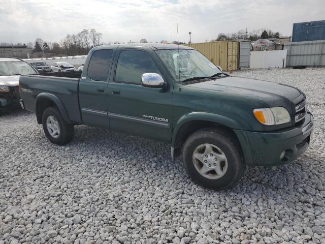 5TBBT44133S435986 - 2003 TOYOTA TUNDRA ACCESS CAB SR5 GREEN photo 4