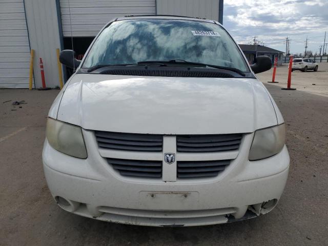 2D4GP44L77R188363 - 2007 DODGE GRAND CARA SXT WHITE photo 5