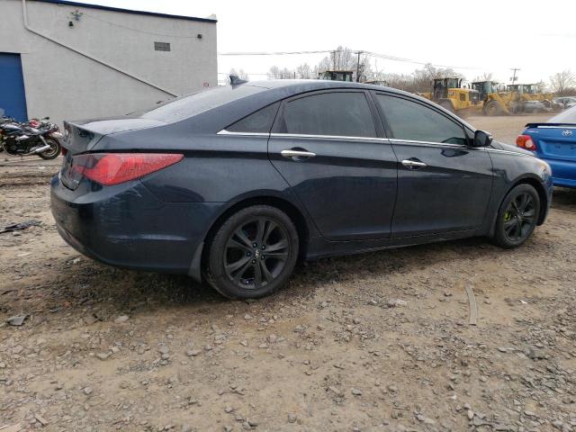 5NPEC4AC2BH305406 - 2011 HYUNDAI SONATA SE BLUE photo 3