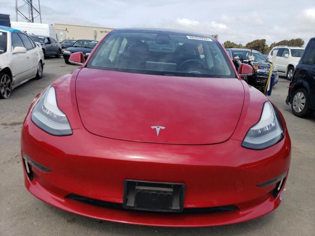 5YJ3E1EB4JF091677 - 2018 TESLA MODEL 3 RED photo 5