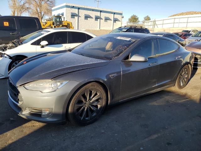 5YJSA1DP5DFP06620 - 2013 TESLA MODEL S GRAY photo 1