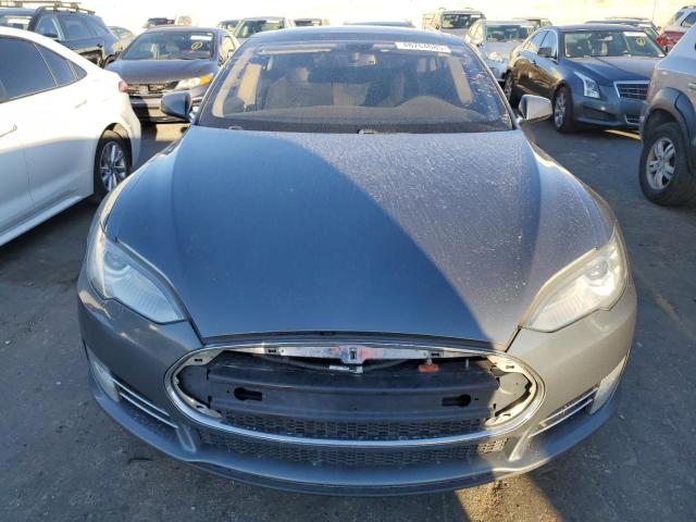 5YJSA1DP5DFP06620 - 2013 TESLA MODEL S GRAY photo 5
