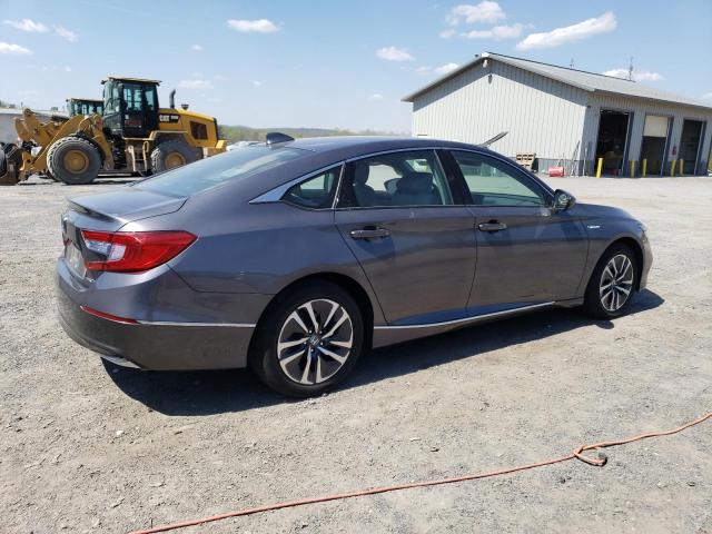 1HGCV3F43LA004070 - 2020 HONDA ACCORD HYBRID EX GRAY photo 3