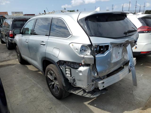 5TDZZRFH7KS312511 - 2019 TOYOTA HIGHLANDER LE SILVER photo 2