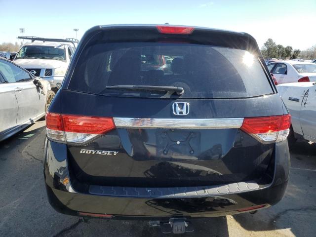 5FNRL5H66FB016069 - 2015 HONDA ODYSSEY EXL BLACK photo 6