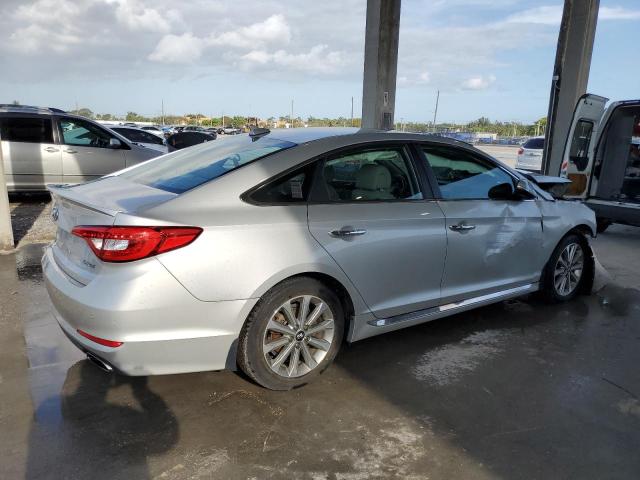 5NPE34AF7HH522095 - 2017 HYUNDAI SONATA SPORT SILVER photo 3