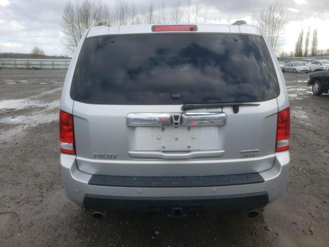 5FNYF4H91AB002810 - 2010 HONDA PILOT TOURING SILVER photo 6