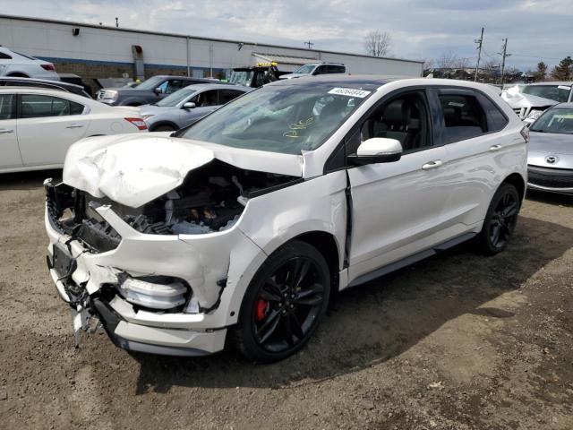 2FMPK4AP4KBB26189 - 2019 FORD EDGE ST WHITE photo 1