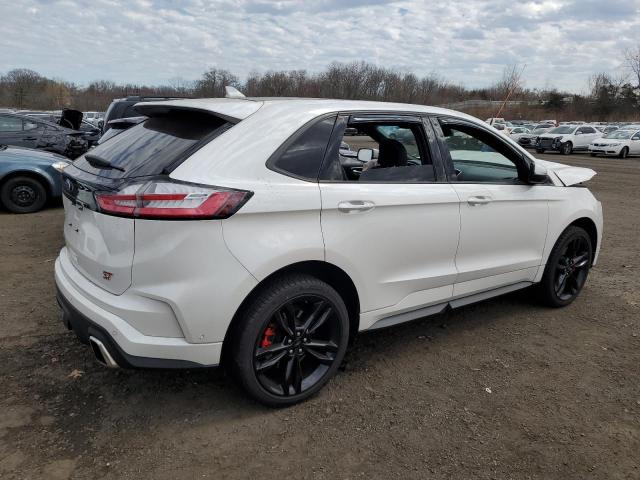 2FMPK4AP4KBB26189 - 2019 FORD EDGE ST WHITE photo 3