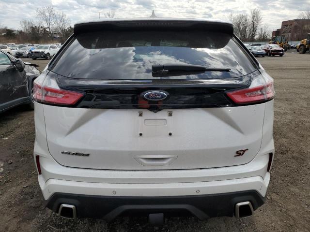 2FMPK4AP4KBB26189 - 2019 FORD EDGE ST WHITE photo 6