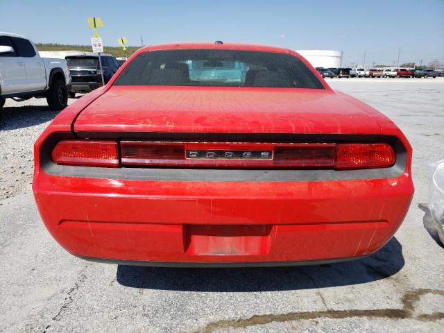 2B3CJ4DV1AH113977 - 2010 DODGE CHALLENGER SE RED photo 6