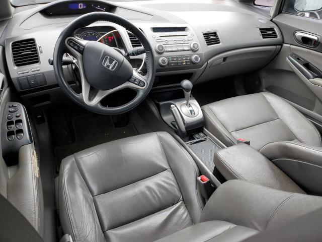 2HGFA1F90AH548078 - 2010 HONDA CIVIC EXL ნაცრისფერი ფოტო 8