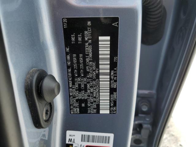 5TDGZRAH7MS043329 - 2021 TOYOTA HIGHLANDER XLE BLUE photo 13