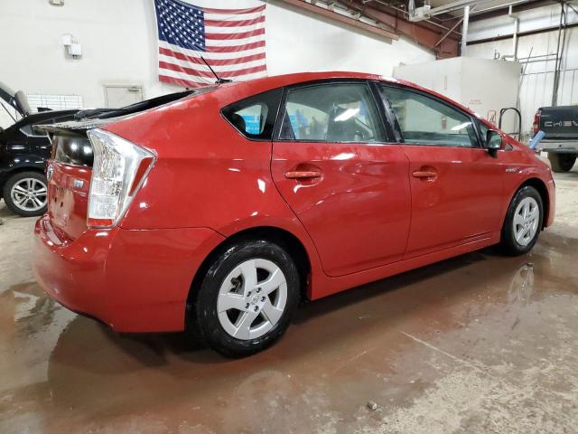 JTDKN3DU3A1263474 - 2010 TOYOTA PRIUS RED photo 3