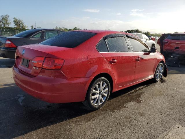 3VWDP7AJ7DM434395 - 2013 VOLKSWAGEN JETTA SE RED photo 3