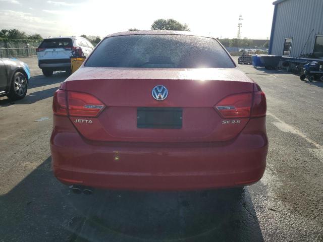 3VWDP7AJ7DM434395 - 2013 VOLKSWAGEN JETTA SE RED photo 6