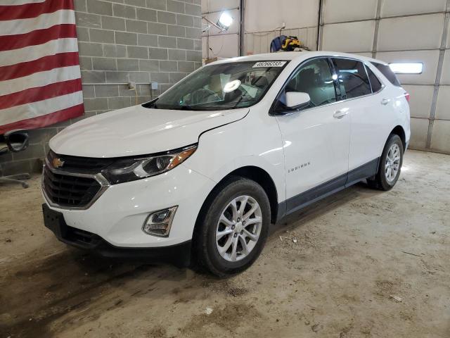 3GNAXUEUXJL174530 - 2018 CHEVROLET EQUINOX LT WHITE photo 1