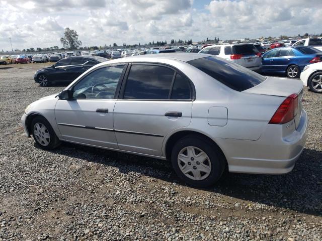 1HGES16375L029431 - 2005 HONDA CIVIC DX VP SILVER photo 2