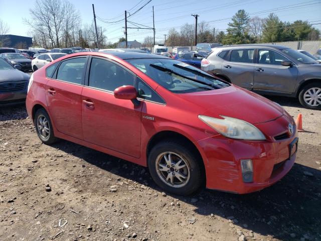 JTDKN3DU0A0052478 - 2010 TOYOTA PRIUS RED photo 4