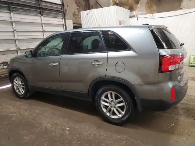 5XYKT4A60EG426430 - 2014 KIA SORENTO LX GRAY photo 2