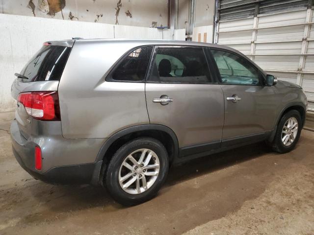 5XYKT4A60EG426430 - 2014 KIA SORENTO LX GRAY photo 3