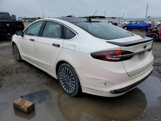 3FA6P0RU6JR120484 - 2018 FORD FUSION TITANIUM/PLATINUM HEV WHITE photo 2