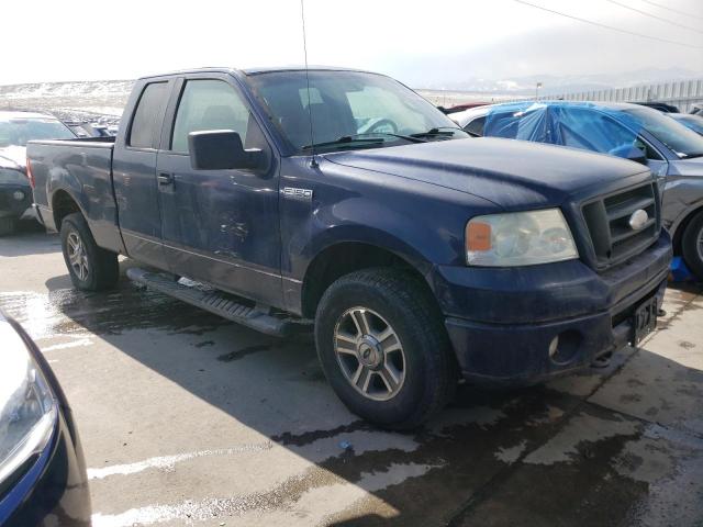 1FTRX14W28FB45198 - 2008 FORD F150 BLUE photo 4