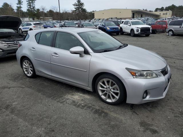 JTHKD5BH6B2032938 - 2011 LEXUS CT 200 SILVER photo 4