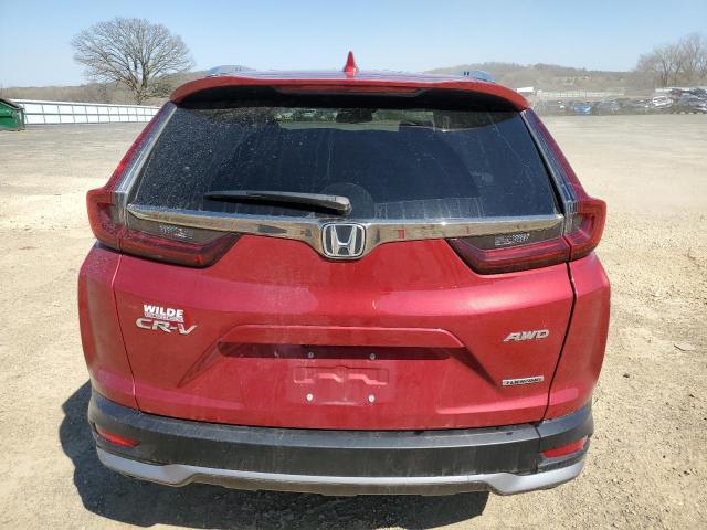 2HKRW2H97LH619867 - 2020 HONDA CR-V TOURING RED photo 6