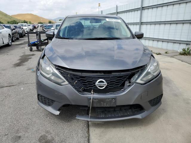 3N1AB7APXHL724153 - 2017 NISSAN SENTRA S GRAY photo 5