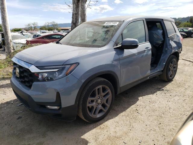 5FNYF7H59NB002770 - 2022 HONDA PASSPORT EXL Gris foto 1