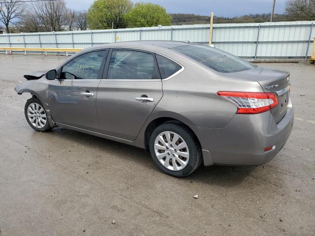 3N1AB7AP4FY258834 - 2015 NISSAN SENTRA S GRAY photo 2