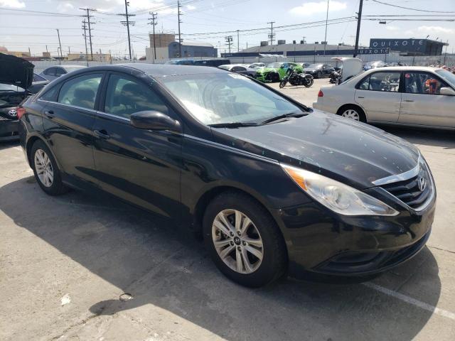 5NPEB4AC2DH757801 - 2013 HYUNDAI SONATA GLS BLACK photo 4