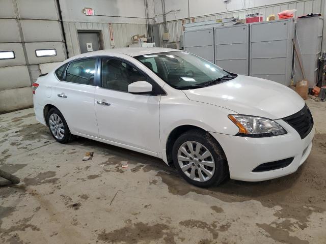 3N1AB7AP3DL787864 - 2013 NISSAN SENTRA S WHITE photo 4