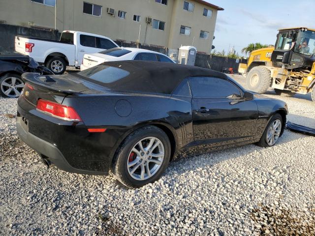 2G1FD3D30F9111336 - 2015 CHEVROLET CAMARO LT BLACK photo 3