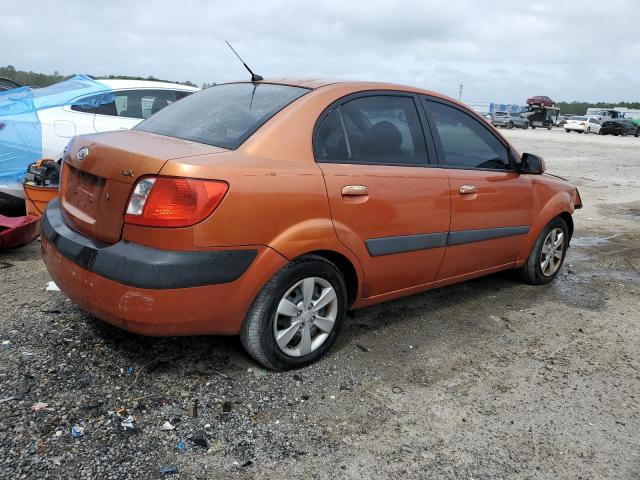 KNADE123X86335823 - 2008 KIA RIO BASE ORANGE photo 3