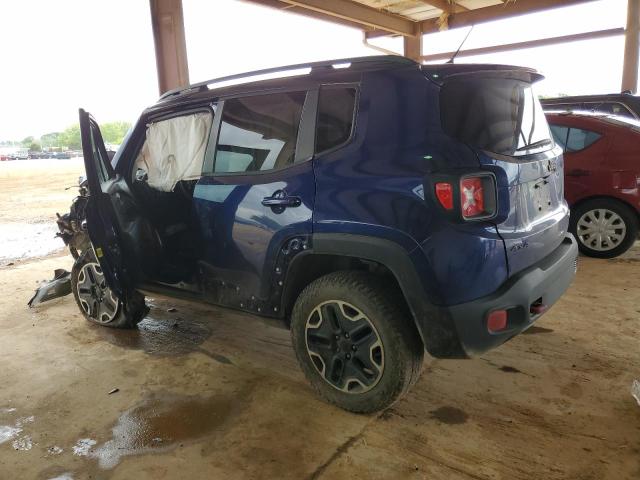 ZACCJBCB9HPF46918 - 2017 JEEP RENEGADE TRAILHAWK BLUE photo 2