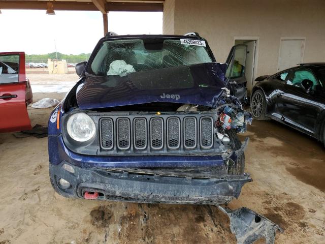 ZACCJBCB9HPF46918 - 2017 JEEP RENEGADE TRAILHAWK BLUE photo 5