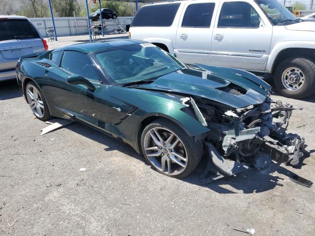 1G1YL2D73E5102098 - 2014 CHEVROLET CORVETTE STINGRAY Z51 3LT GREEN photo 4