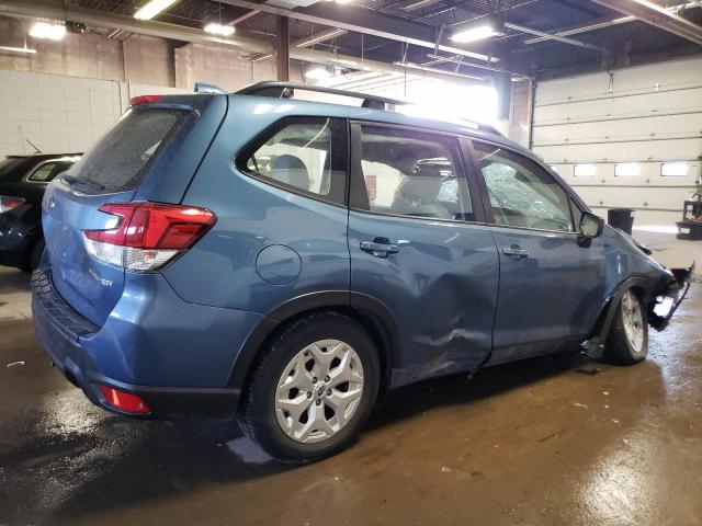 JF2SKACC5KH470433 - 2019 SUBARU FORESTER BLUE photo 3