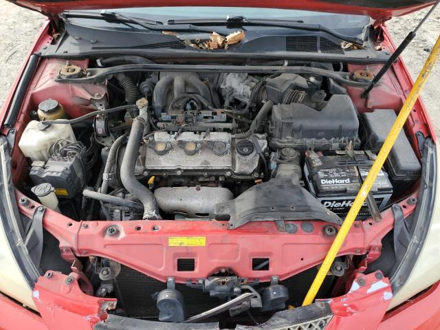 4T1CA30P44U003373 - 2004 TOYOTA CAMRY SOLA SE RED photo 11